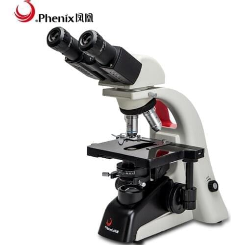 Phenix 40x-1600x Binocular Optical Microscope 3w LED light HD Portable Students Laboratory Microskop