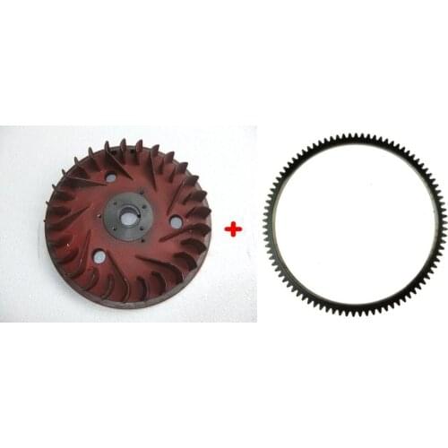 Fast Shipping diesel engine 186F 186FA flywheel+Teeth air cooled suit for kipor kama and Chinese brand