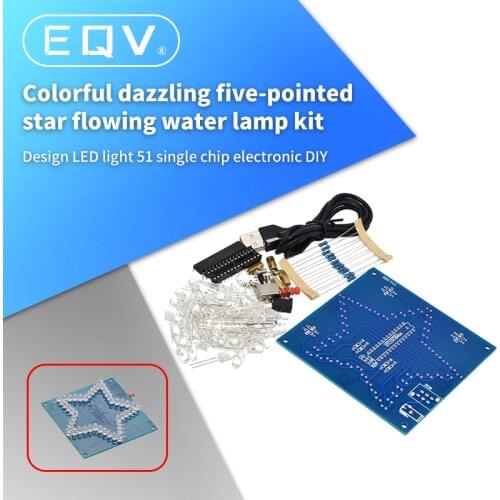 DIY Electronic Kit Five-Pointed Star Colorful Glare LED RGB Module Water Light 51 Single Chip Microcomputer For Arduino