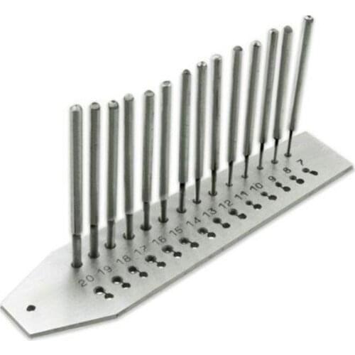 Jewellers & Watchmakers Micro Mini Tap and Die Screw Plate Set 14 taps 0.7-2.0m