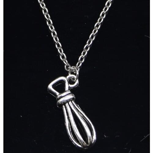 New Fashion Necklace 13x10mm eggbeater whisk kitchen cooking Pendants Short Long Women Men Colar Gift Jewelry Choker