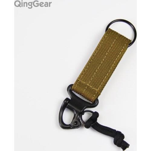Molle Hanger nylon webbing backpack Hook carabiner camping travel backpack kit gear outdoor survival clasp