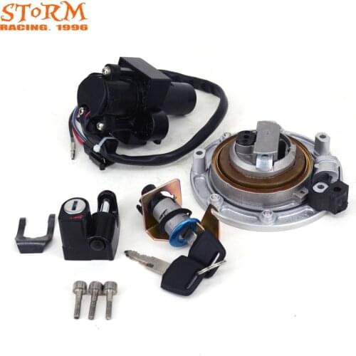 Motorcycle Ignition Switch Seat Lock Key Fuel Gas Cap Set For Honda VT250 VT 250 CB400 CB 400 1992-1998 CB-1 VFR400 VFR 400