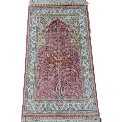 Rectangular handmade Persian carpet silk carpet silk carpet