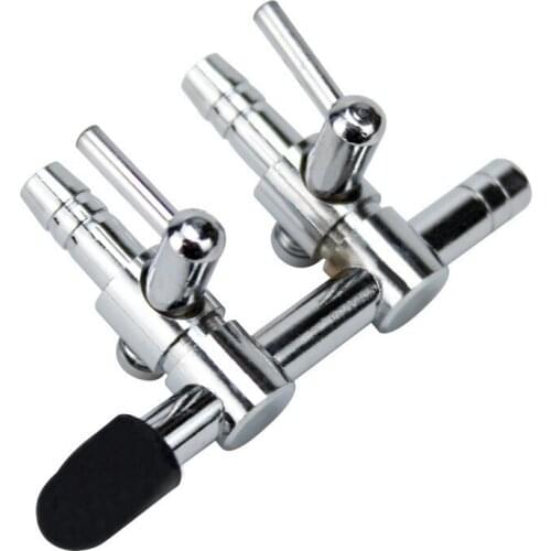 2 Way Aquarium Fish Tank Air Flow Splitter Control Lever Pump Valve Switch Tap Perfect 1pcs