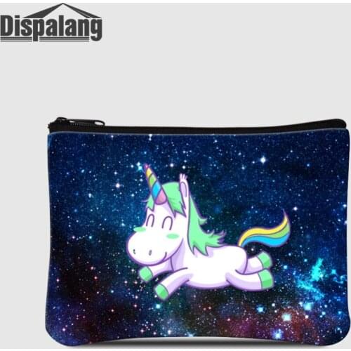 Unicorn Universe Space Wallets For Women Small Portable Shopping Coin Purse Girls Money Bag Pouch Child Change Box Drop Shipping