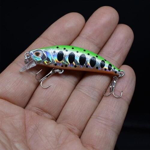 1pcs 5.5cm 5g Sinking Bait Wobbler Deep Fishing Lure Crankbaits Crankbait Jerkbait Bait Perch Pesca Mini Wobblers Fishing Lures