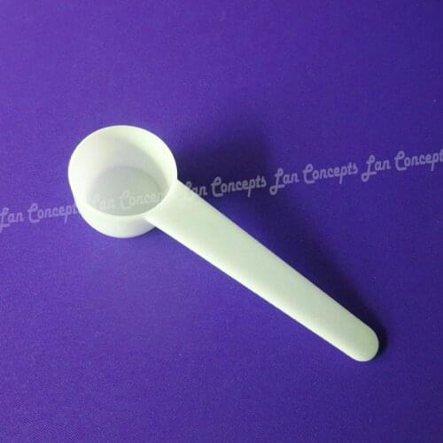 5 gram Food Grade PP Spoon 10ML Plastic Measuring Scoop 5g Measure Spoons Kitchen Tools - white 200pcs/lot free shipping