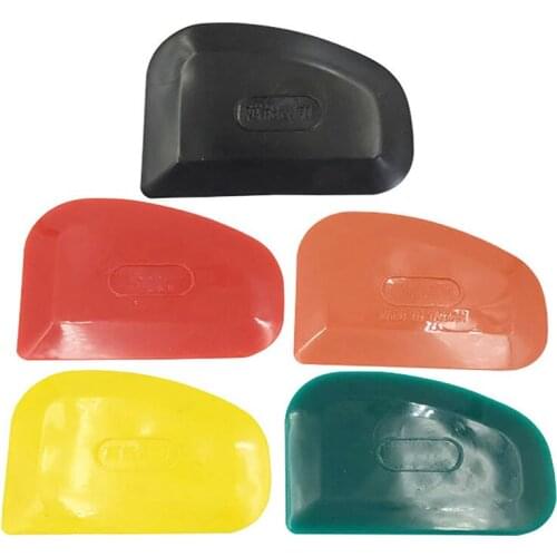 5PCSCar Putty Rubber Scraper Oval Advertising Film Spreader Squeegee Smoothing Painting Tool