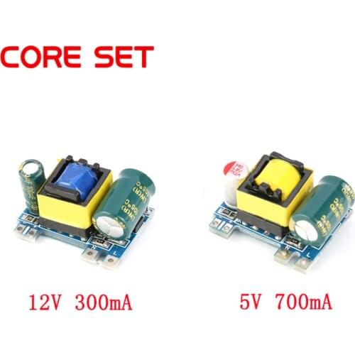 AC-DC 12V 300mA 5V 700mA 3.5W Isolated Switch Power Supply Module Buck Converter Step Down Module 220V to 5V/12V