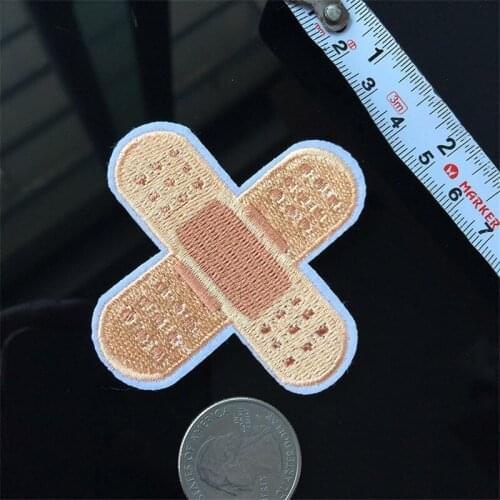 Bandage Embroidery Patch for Clothes Ironing on Stickers Biker Patch Sewing Applique for Jacket Jeans Shoes Backpack Badges