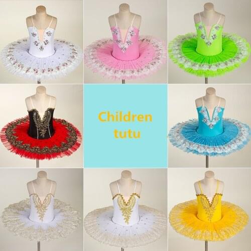 White Swan Lake Professional Ballet Tutu For Child Kids Adult Women Ballerina Party Dance Costumes Ballet Tutu Balett Dress Girl