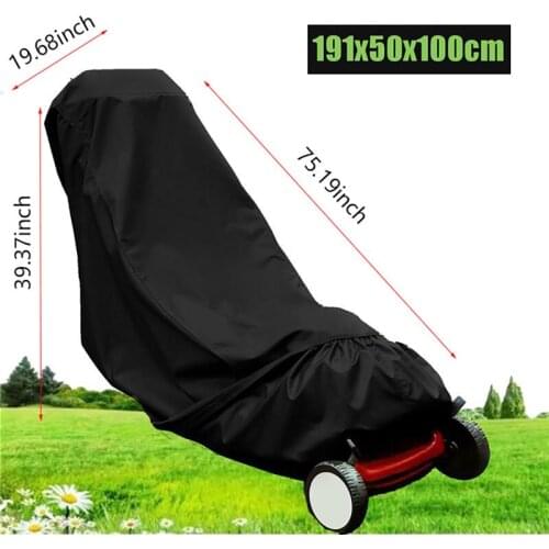 Waterproof Dust Rain Proof Outdoor Garden Sunscreen Tractor Lawn Mower Cover Cover for Lawn Mowers Covering Material Garden U3