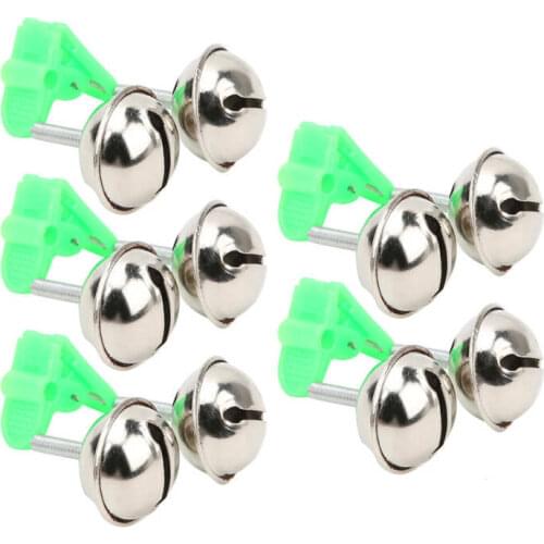 Twin Bell Ring Clip Fishing Bell Fish Bite Lure Alarm Alert Strong for Night Fishing for Night Sea Fishing for Night Lake