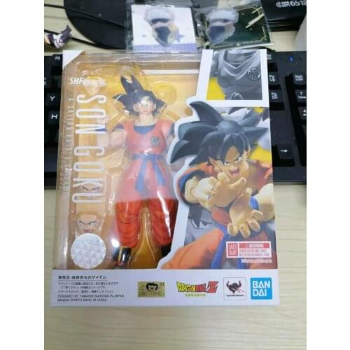 Dragonball Action SHF Super Saiyan Goku Youngth Version Sun Goku Original Figure Model Collectible Gift For Children Dragon Ball
