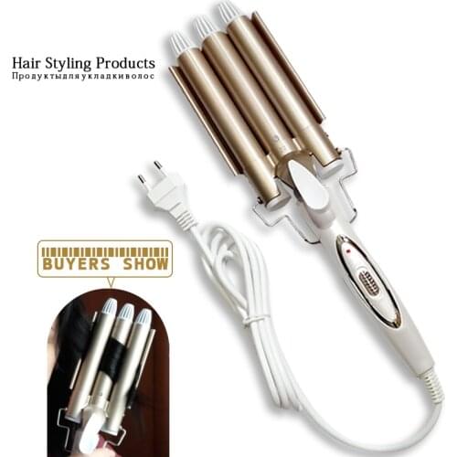 Hair care & styling tools curler iron hair curling irons rotating style curl hair styler Ceramic Anti-Scald Wave Curler 4