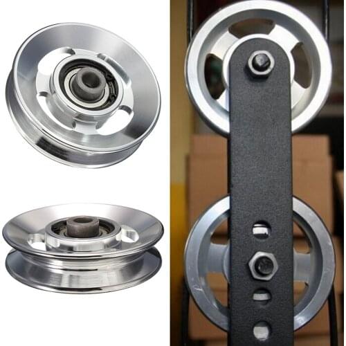 1pcs 73/88/95/110/114mm Diameter Wearproof Aluminium Alloy Bearing Pulley Wheel Cable Gym Fitness Equipment Part