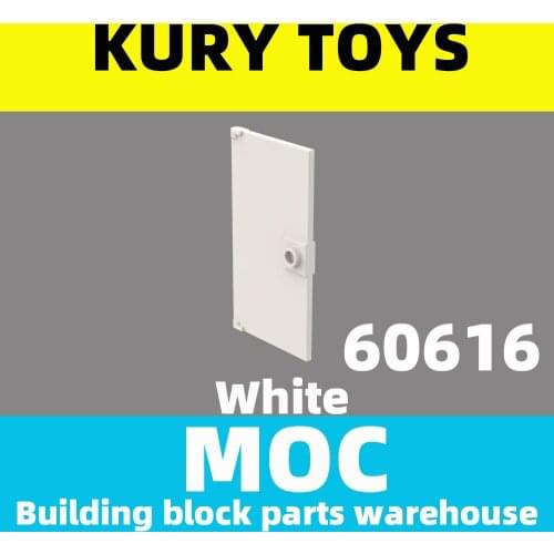 Kury Toys DIY MOC For 60616 Building block parts For Door 1 x 4 x 6 with Stud Handle For Door-Window