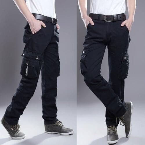 Longqibao Men's Military Trousers