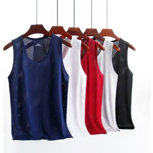 2021 New Compression Tights Gym Tank Tops Quick Dry Sleeveless Sports Shirt Men Fitness Clothing Summer Cool Mens Running Vest