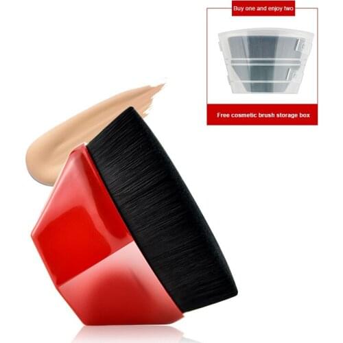 NEW Foundation Makeup Brush Flat Top Blush Powder Foundation Brush Kabuki Hexagon Face for Cream or Flawless Powder Cosmetics