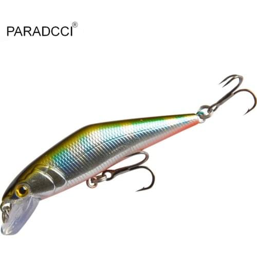 PARADCCI Super Quality Japan Pesca Fishing Lure 70mm7.5g Sinking Minnow Artificial Hard Bait For Bass Perch Pike Salmon Trout