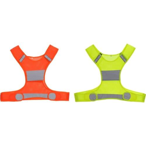 Adjustable Safety High Visibility Reflective Vest Jacket Outdoor Night Running