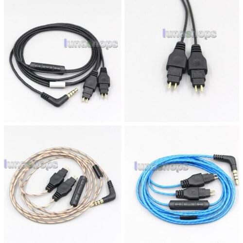 With Mic Remote Volume Cable For Sennheiser HD580 HD600 HD650 HDxxx HD660S HD58x HD6xx Headphone LN004991