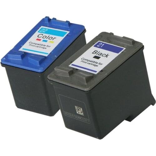 10set CNLINKCLR Replacement Ink cartridge for HP21 22 deskjet D1311 D1320 D1330 D1341 D1360 D1420 D1430 D1445 D1460 D1468 D1520