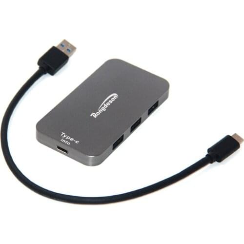 USB C HUB USB-C to 3.0 HUB Thunderbolt 3-Ports Adapter + Dual Ports USB C for MacBook MateBook DELL Xiaomi Lenovo Type C USB HUB