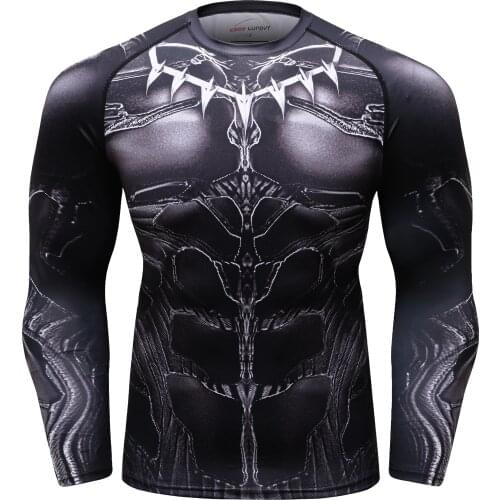 High Quality Elastic Breathable SportWear Digital Sublimation Printing Rashguard For Men