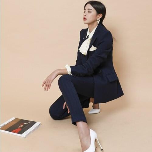 Zeongro Womens Wool Pantsuits