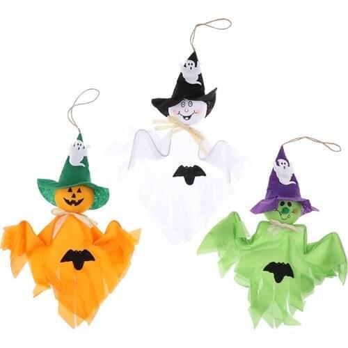 1pc Halloween Ghost Hanging Decoration Indoor Outdoor Specter Party Ornament Utility Pendant Props Halloween Event Party Decor