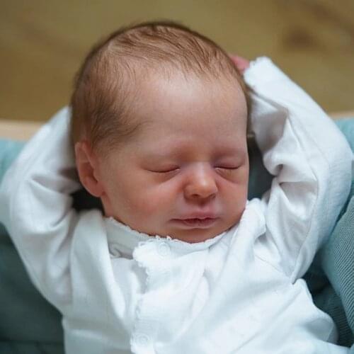 18 Inch Reborn Baby Doll Unpainted Soft Vinyl Doll Unfinished Parts Blank Kits Gifts LOL Toys for Girls