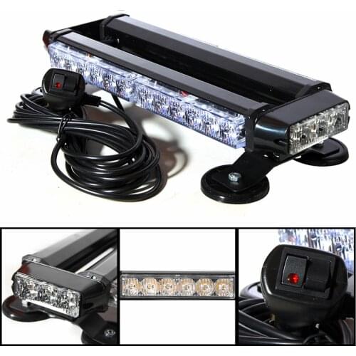 30LED 4 Sides Car LED Strobe Lights Emergency Light Auto Warning Flashing Police Work Light Bar Offroad 4X4