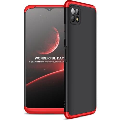 360 Full Body Protection Hard Slim Case Coated Non Slip Matte Cover with Screen Protector for Samsung Galaxy A22 5G Cases