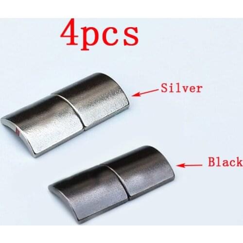 4Pcs 2.3/2.4mm Silver/Black Super Strong NdFeB Magnetic Steel High-speed Motor Accessories for Tamiya Racing Mini 4WD Car