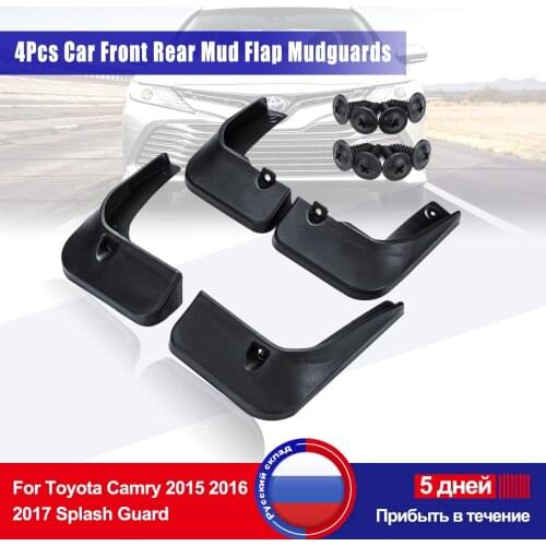 4Pcs Car Front Rear Mud Flap Mudguards for Toyota Camry 2015 2016 2017 Splash Guard Mud Flap