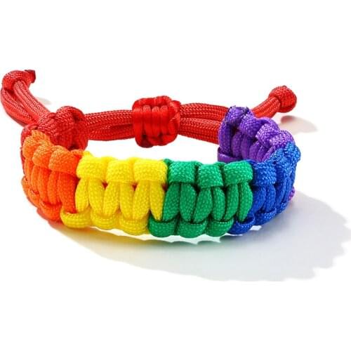 2021 LGBT Knotted Nepal Rainbow Braided A Variety Of Styles Chioce Trendy And Personalized Bracelet Suitable For Couples