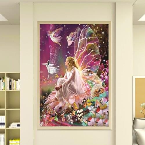 Hot 5D Diamond painting Cross Stitch Round Full Diamond Embroidery Girl For Home Decor Festival Gift Hand Craft Art Embroider