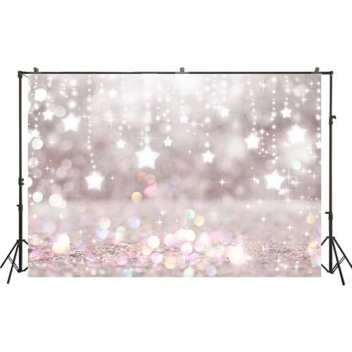 HUAYI Photography Backdrop Birthday Party Desserts Table Decor Photo Background Bokeh Sparkling Glitter Baby Shower W-3644