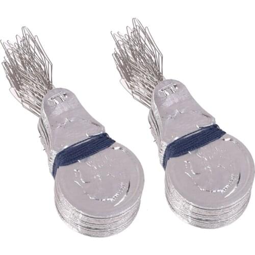 100pcs Bow Wire Loop DIY Needle Threader Stitch Insertion Hand Sewing Machine Tool Craft