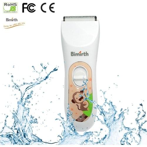 Waterproof Ultra-Quiet USB Rechargeable Professional Haircuts Hair Clipper For Baby Children Kids Easy Home Use
