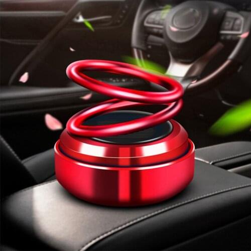 Metallic Car Air Freshener Solar Car Perfume Fragrance Auto Rotation Air Auto Aromatherapy Flavoring Car Accessories Interior