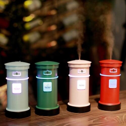 Mini Postbox Humidifier Diffuser 3-in-1 Multi USB Aroma Diffuser Essential Oil Mist Maker For Home Office