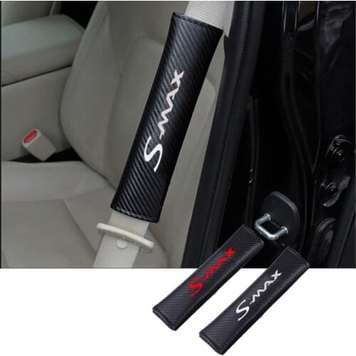 PU Fashion Car Seat Belt Cover Car Seat belt shoulder Pads for Ford Smax S max