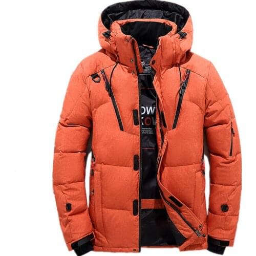 2019 High Quality 90% White Duck Thick Down Jacket Men Coat Snow Parkas Male Warm Brand Clothing Winter Down Jacket Outerwear