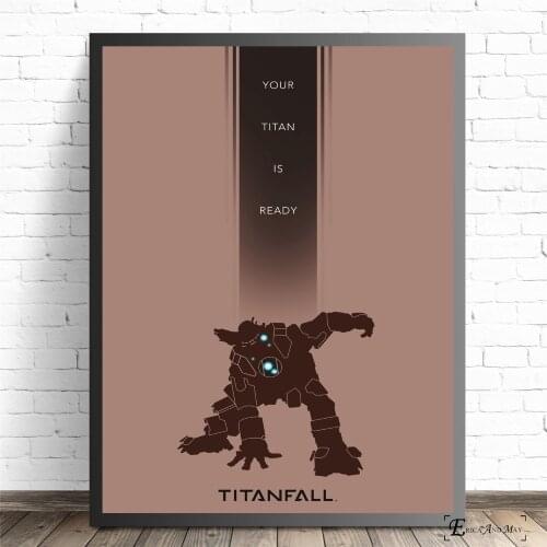 Titanfall Game Simple Characters On Sale Poster Wall Painting Living Room Abstract Canvas Art Pictures For Home Decor No Frame