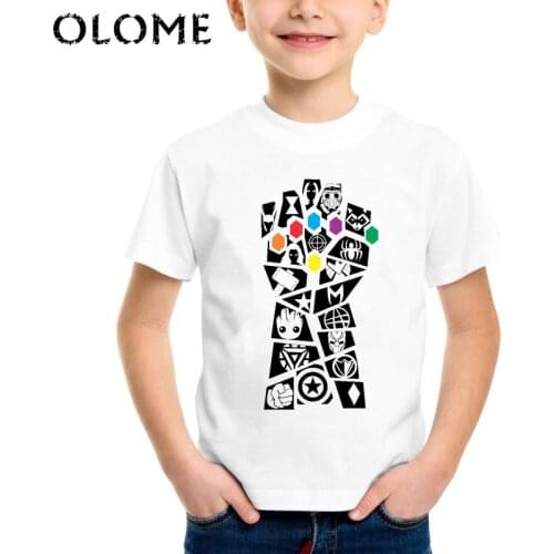 2020 New Kids T-shirt Boys Super Hero Tee Shirt Enfant Garcon Fashion Toddler Girl Clothing