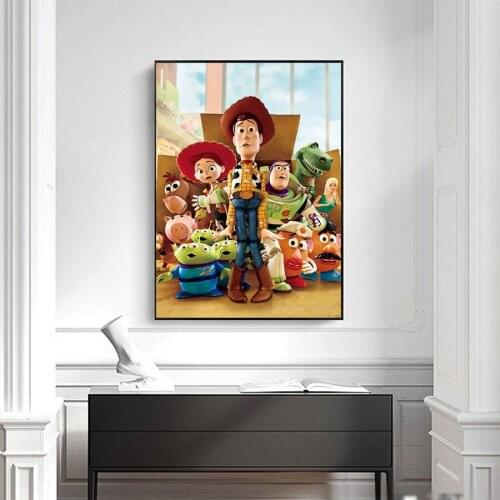 Canvas Painting Poster Disney Toy story Wall Art Print Posters Prints Nordic Wall Picture Home Decor For Room Decoration